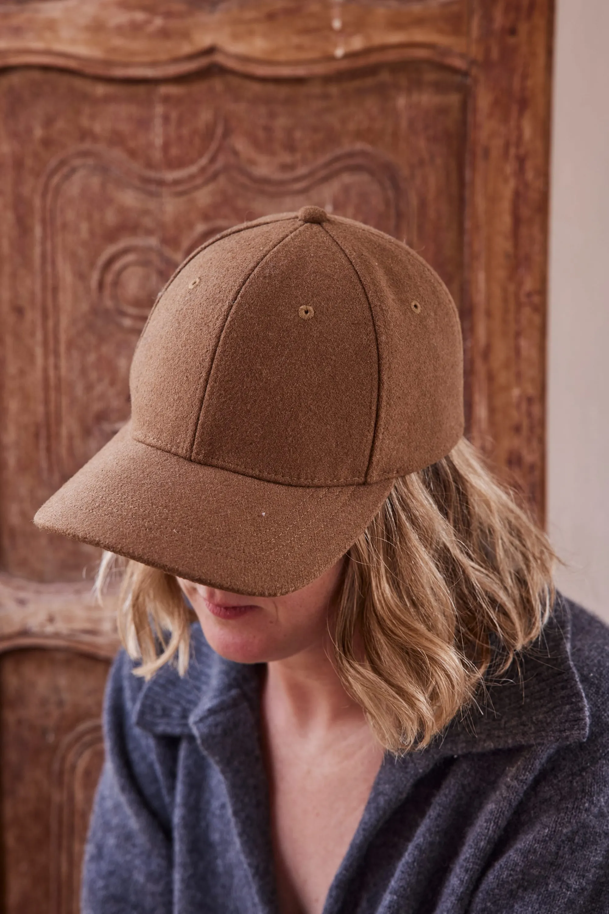 Maison 123 Casquettes>Casquette VIC CAMEL CLAIR