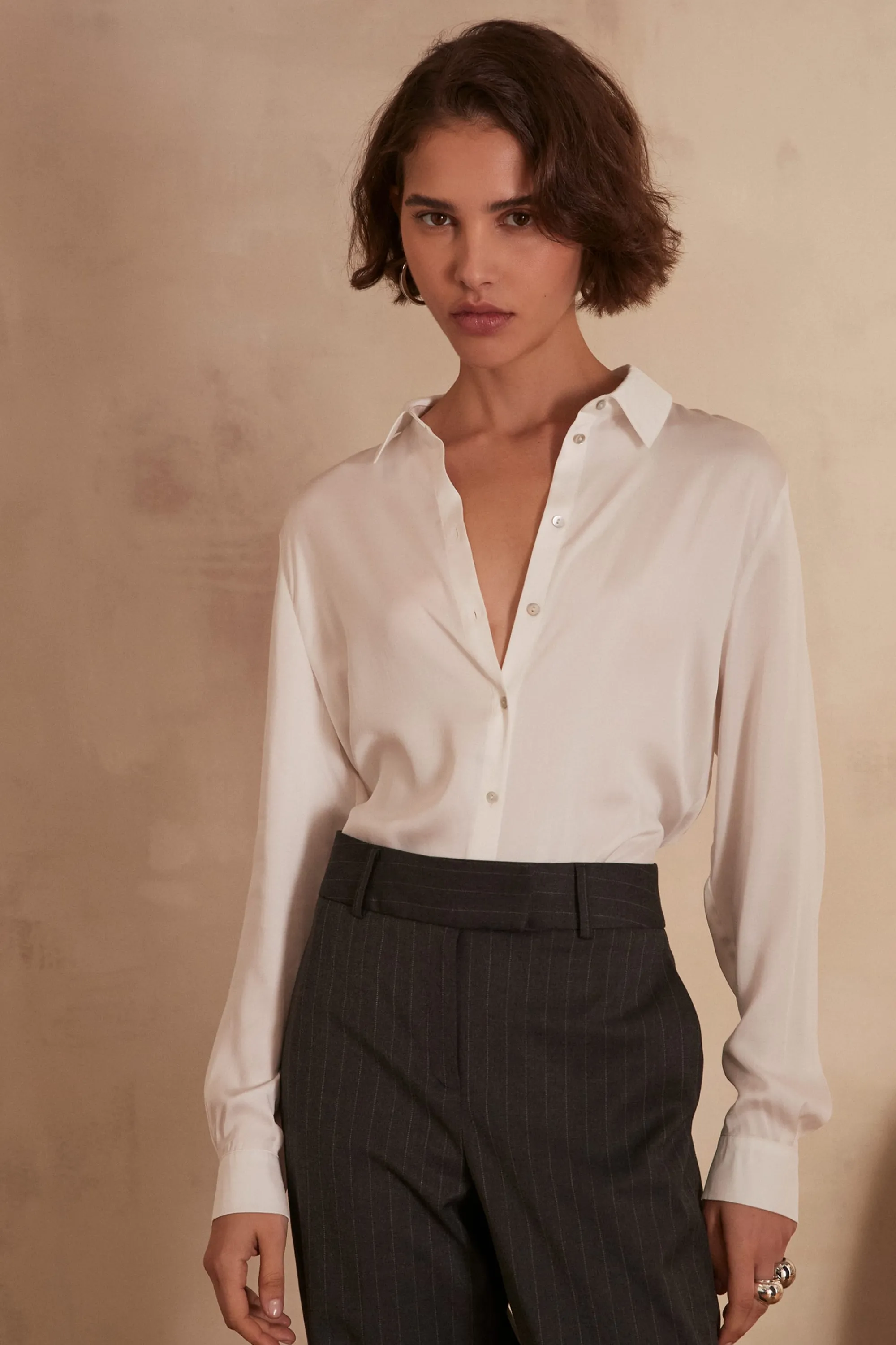 Maison 123 Blouses Et Chemises Blanches>Chemise CARLA ECRU