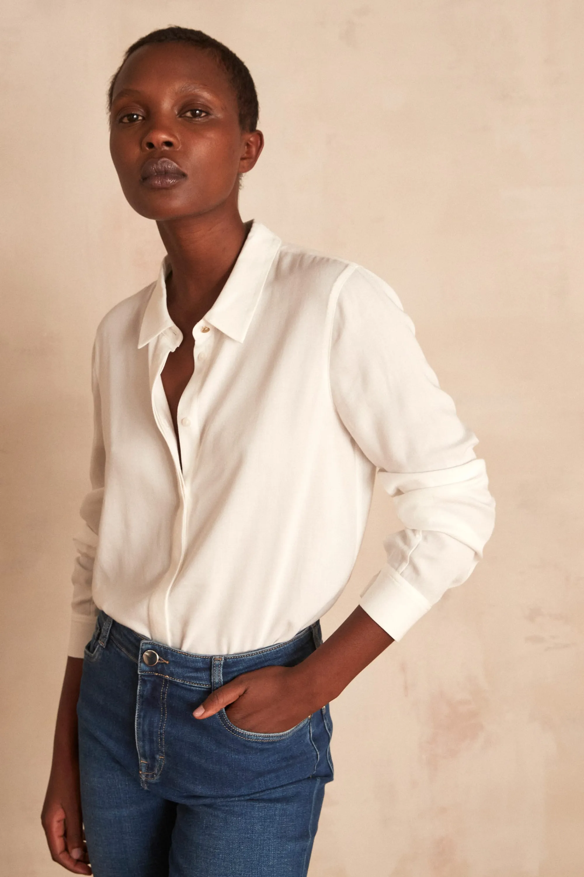 Maison 123 Blouses Et Chemises Blanches>Chemise MATEA ECRU