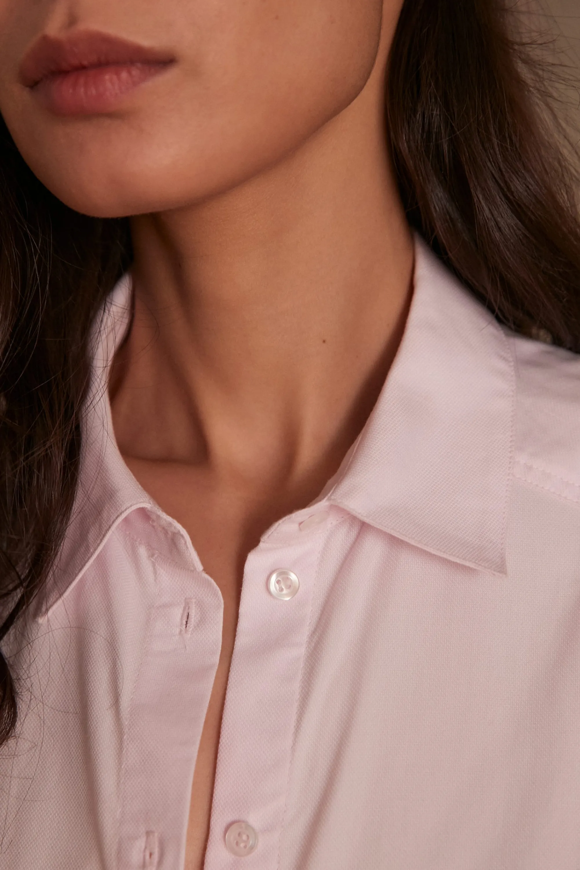 Maison 123 Blouses Et Chemises En Coton>Chemise THOMAS ROSE PALE