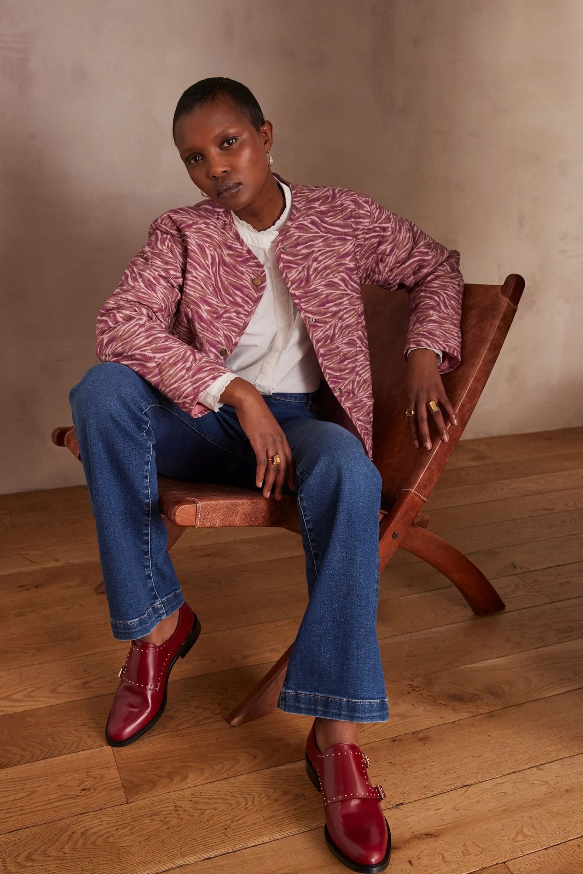 Maison 123 Jeans We Care | Jeans Flare Et Bootcut>Jean flare NINON Produit labellisé We Care mettant en avant l'utilisation de matières plus responsables et la valorisation de la production locale INDIGO FONCE