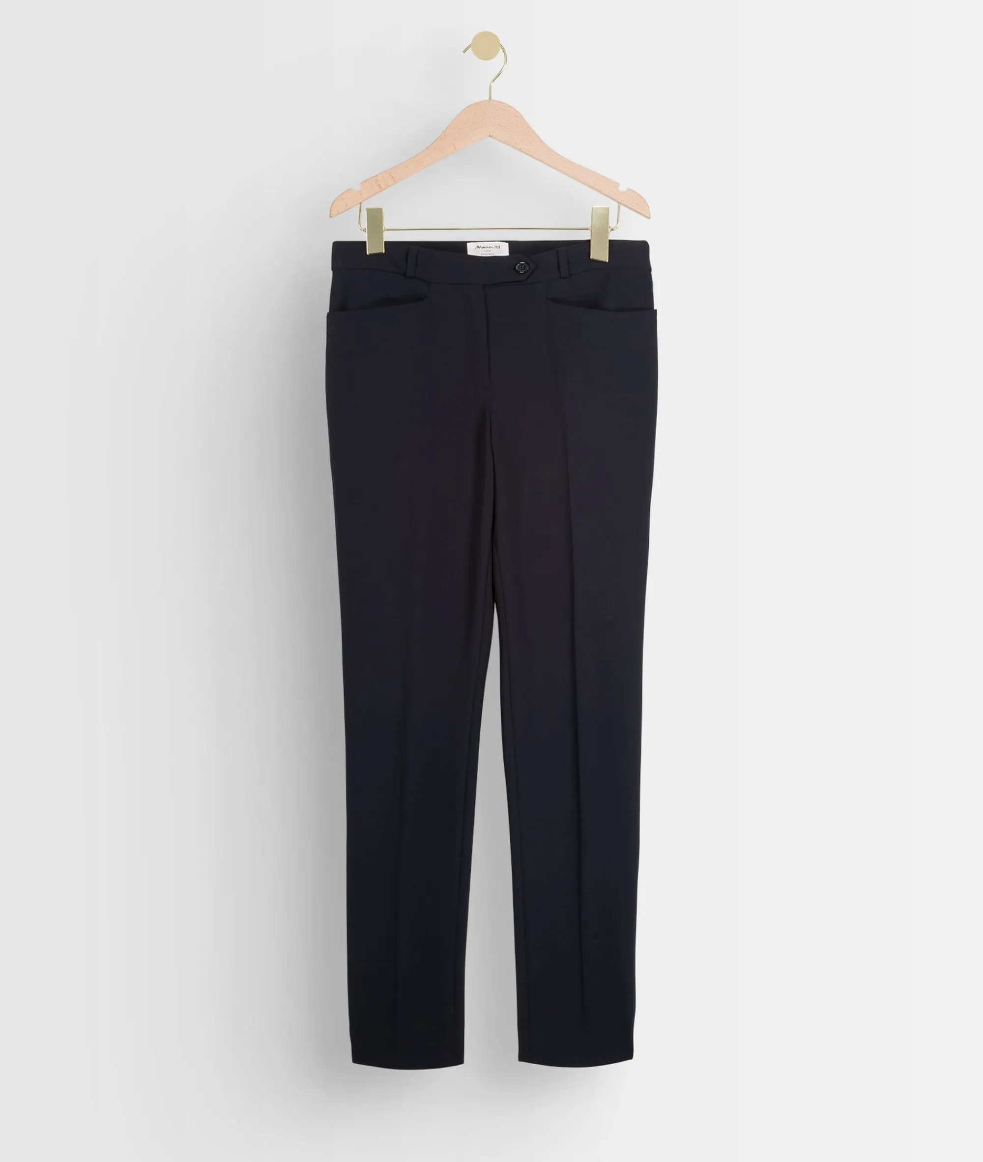 Maison 123 Pantalons De Tailleur | Tailleurs>Pantalon cigarette Valero Produit labellisé We Care mettant en avant l'utilisation de matières plus responsables et la valorisation de la production locale MARINE