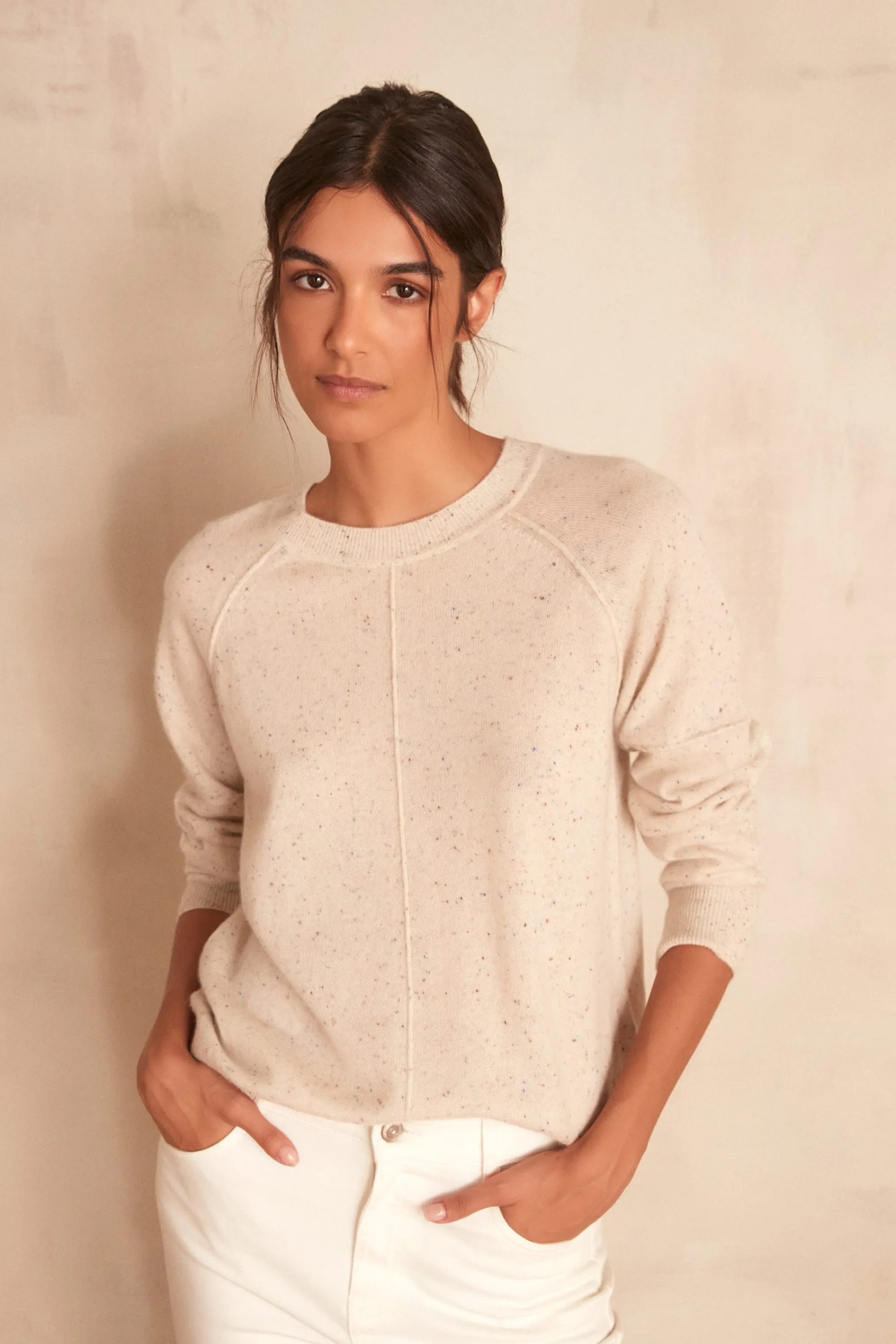 Maison 123 Pulls En Cachemire>Pull en cachemire ARY BIS NATUREL