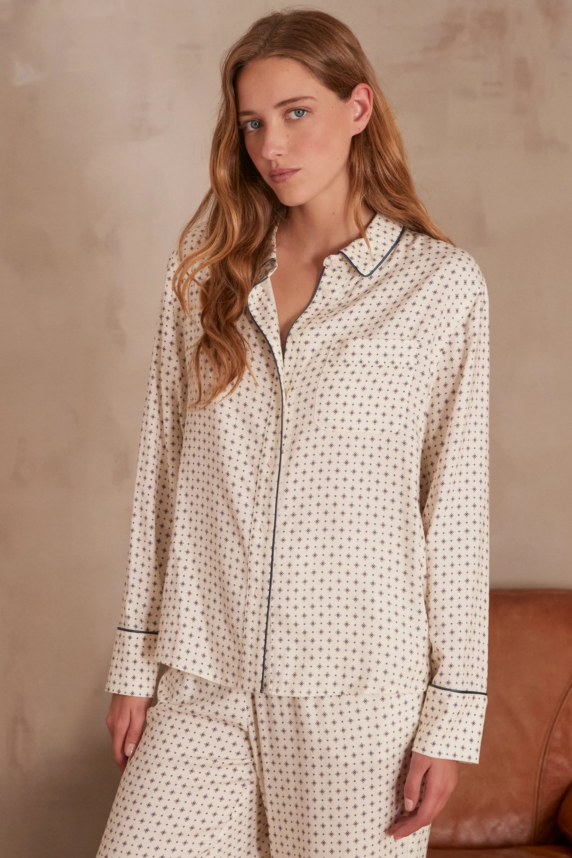 Maison 123 Blouses Et Chemises Imprimées | Blouses Et Chemises Blanches>Pyjama REVE BLANC