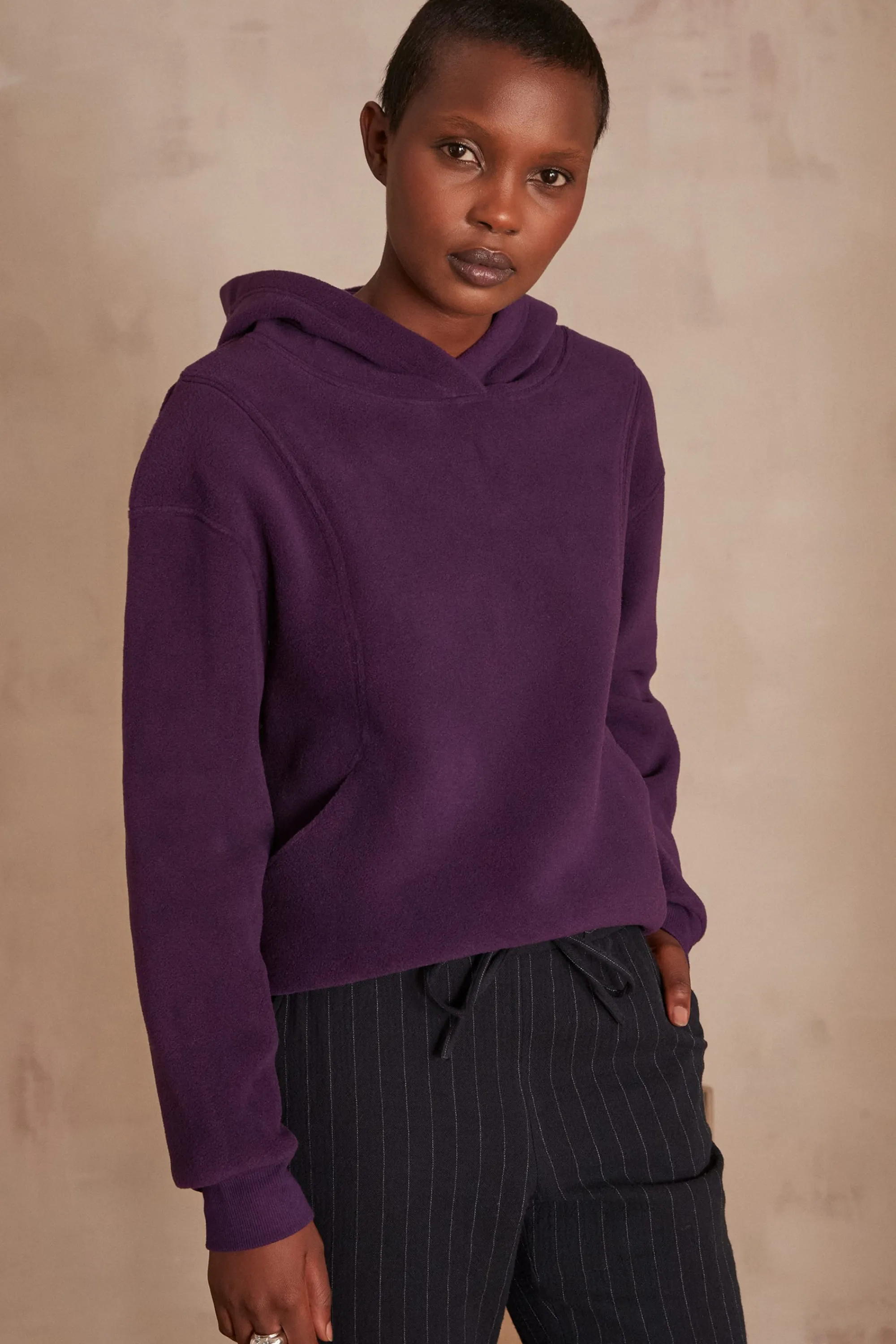 Maison 123 Voir Tout | T-Shirts À Manches Longues>Sweatshirt TENNESSEE VIOLET