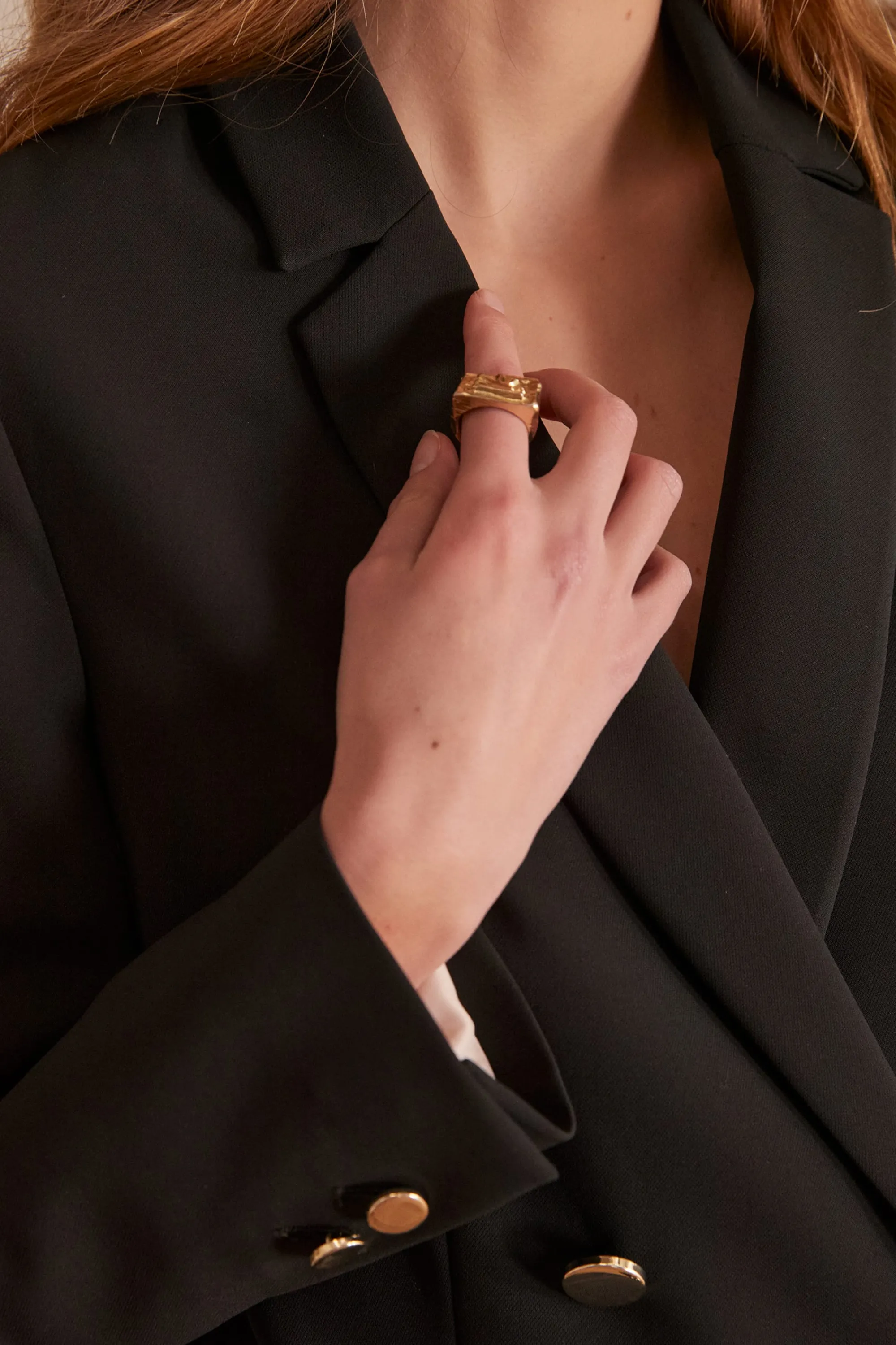 Maison 123 Blazers | Vestes Noires>Veste de tailleur FLORINE Produit labellisé We Care mettant en avant l'utilisation de matières plus responsables et la valorisation de la production locale NOIR