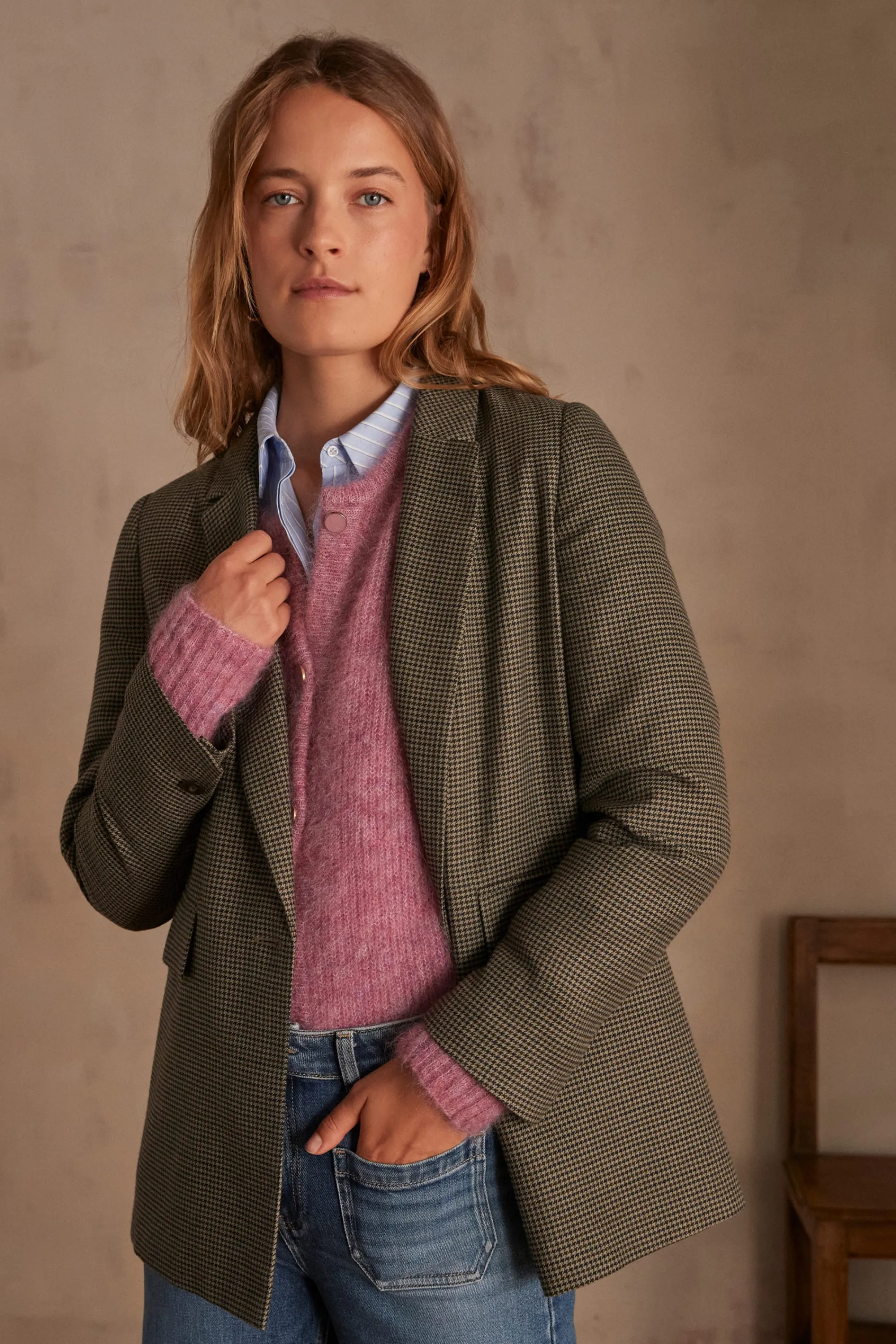 Maison 123 Blazers | Tailleurs>Veste de tailleur NELIA KAKI