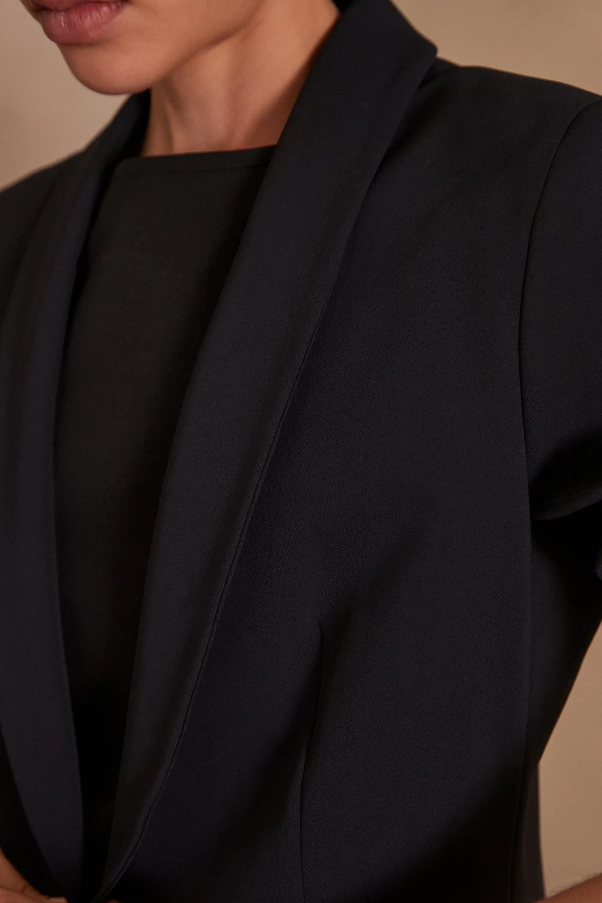 Maison 123 Blazers | Tailleurs>Veste de tailleur REINE Produit labellisé We Care mettant en avant l'utilisation de matières plus responsables et la valorisation de la production locale MARINE