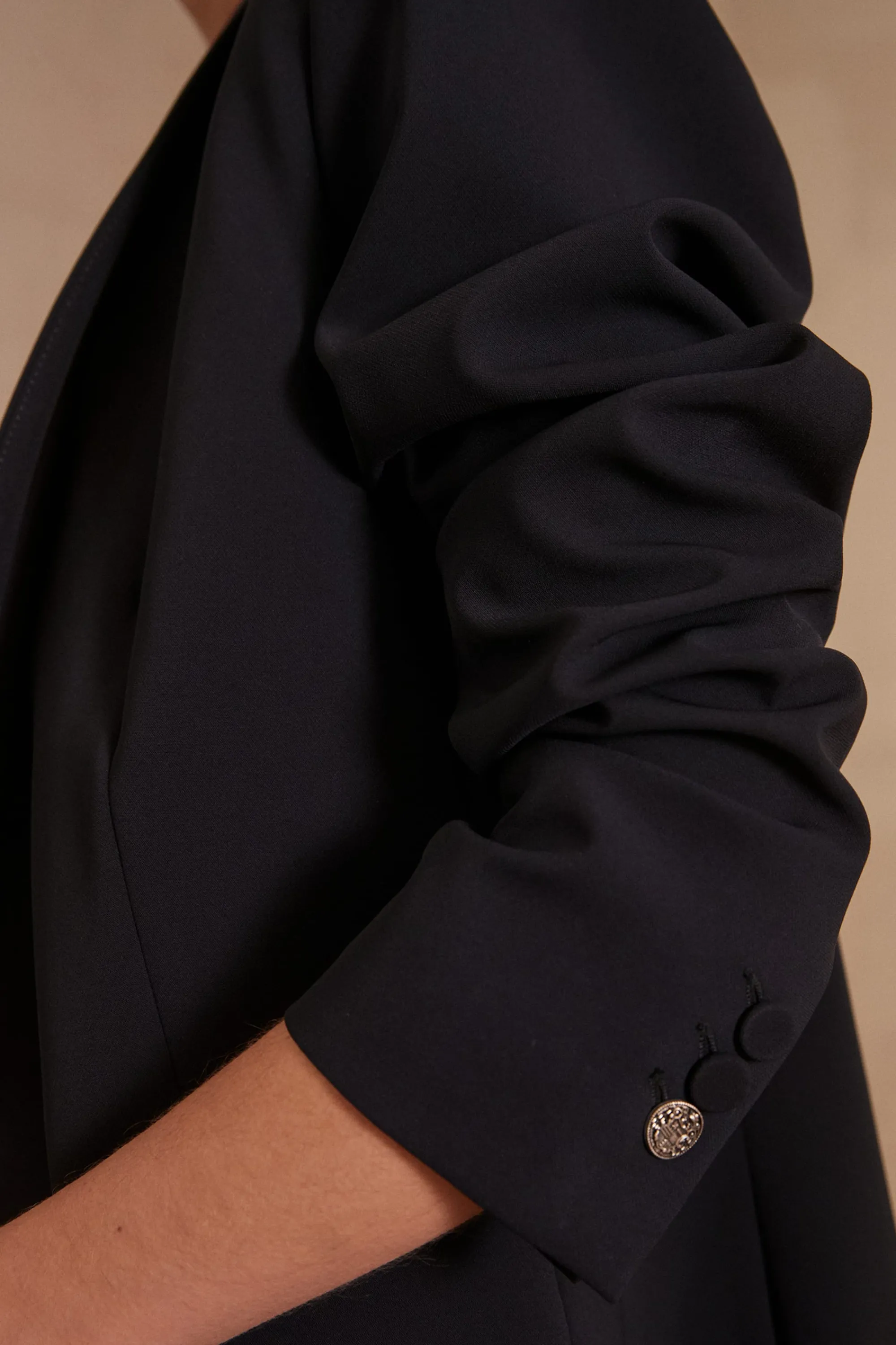 Maison 123 Blazers | Tailleurs>Veste de tailleur REINE Produit labellisé We Care mettant en avant l'utilisation de matières plus responsables et la valorisation de la production locale MARINE
